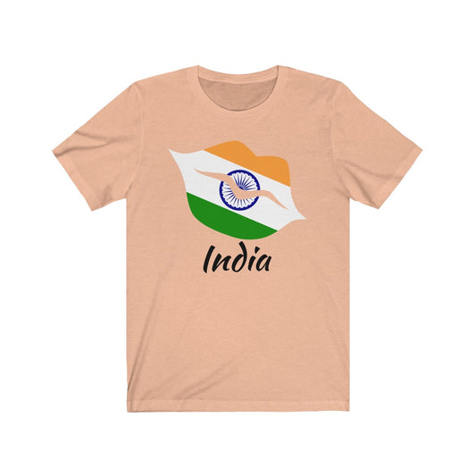 India Lips Flag Premium Tee 1 - Unisex