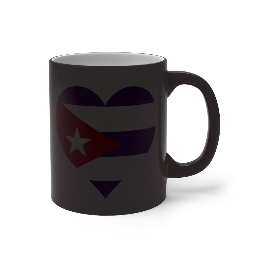 Cuba Heart Color Changing Mug