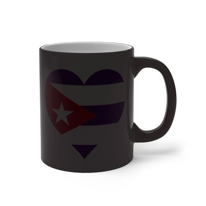 Cuba Heart Color Changing Mug