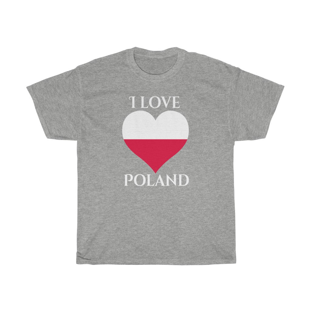 Poland Heart Flag Standard Tee 2 - Unisex