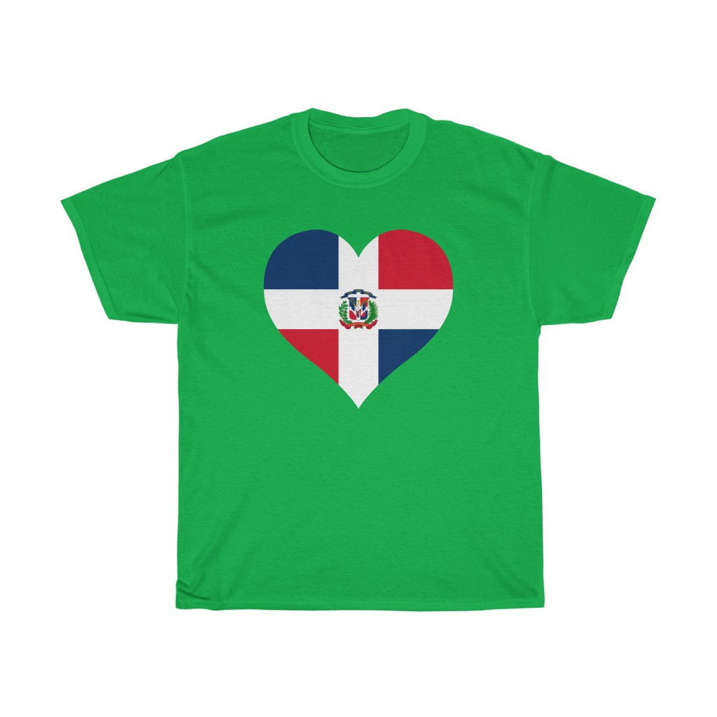 Dominican Republic Heart Flag Standard Tee - Unisex