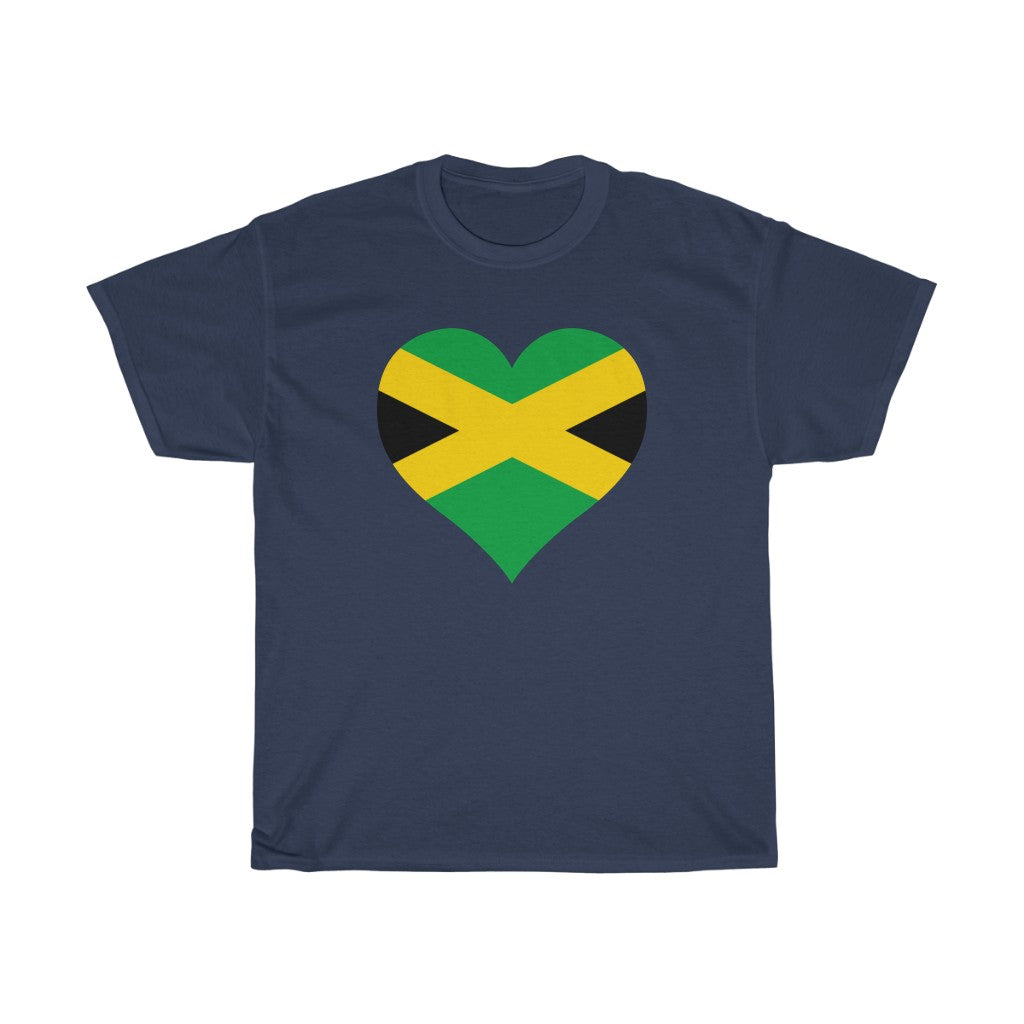 Jamaica Heart Flag Standard Tee - Unisex
