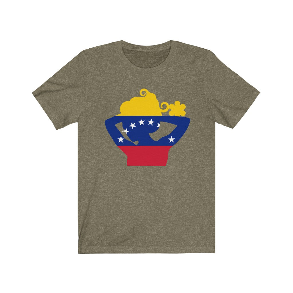 Venezuela Lady Flag Premium Tee - Unisex