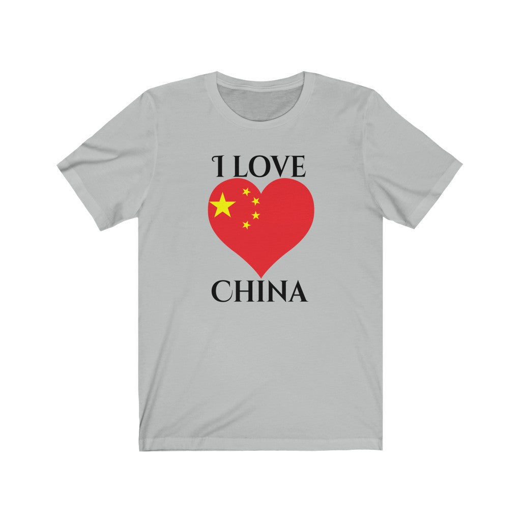 China Heart Flag Premium Tee 1 - Unisex