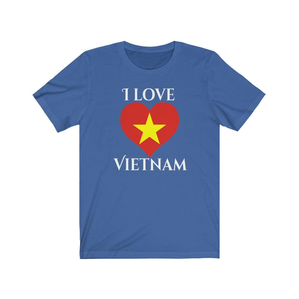 Vietnam Heart Flag Premium Tee 2 - Unisex