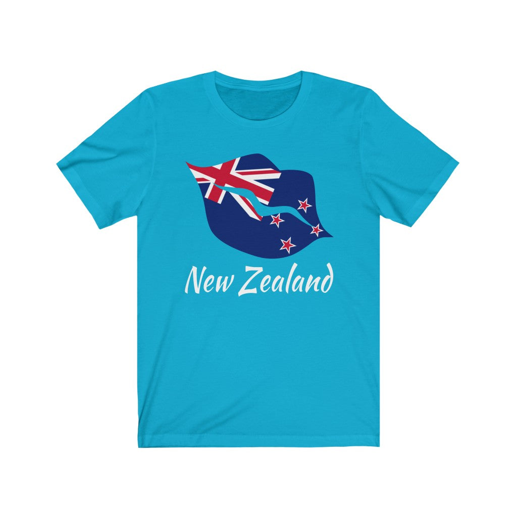 New Zealand Lips Flag Premium Tee 2 - Unisex