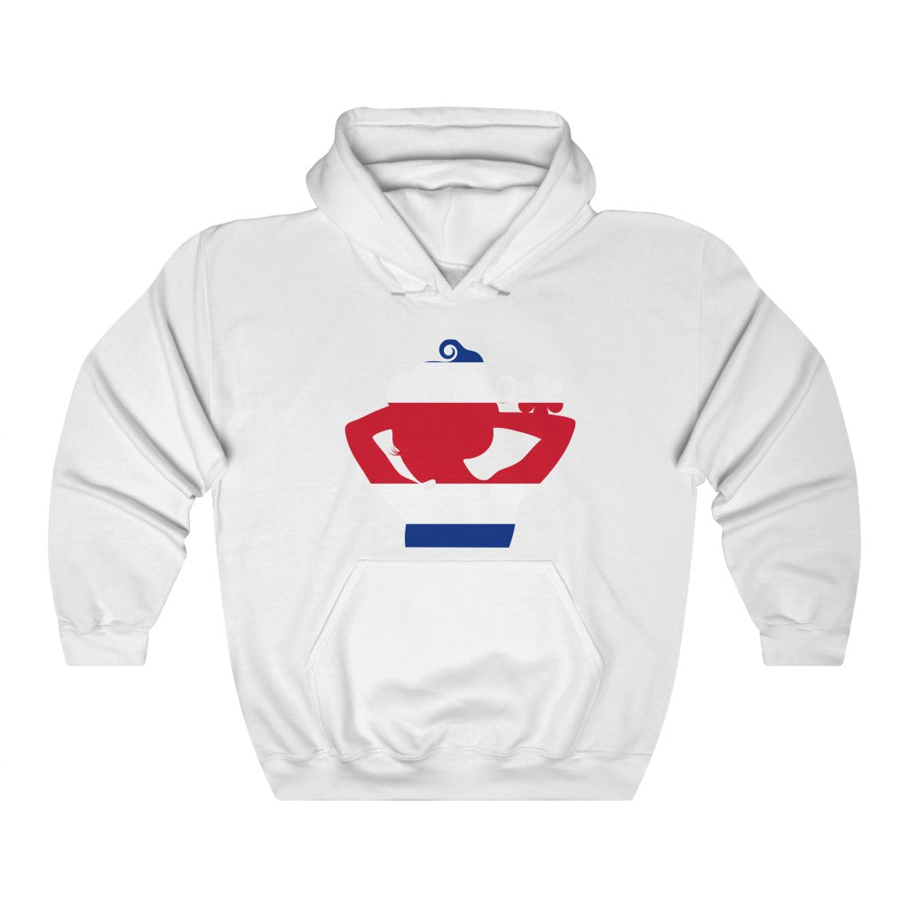 Costa Rica Lady Flag Hoodie Sweatshirt - Unisex