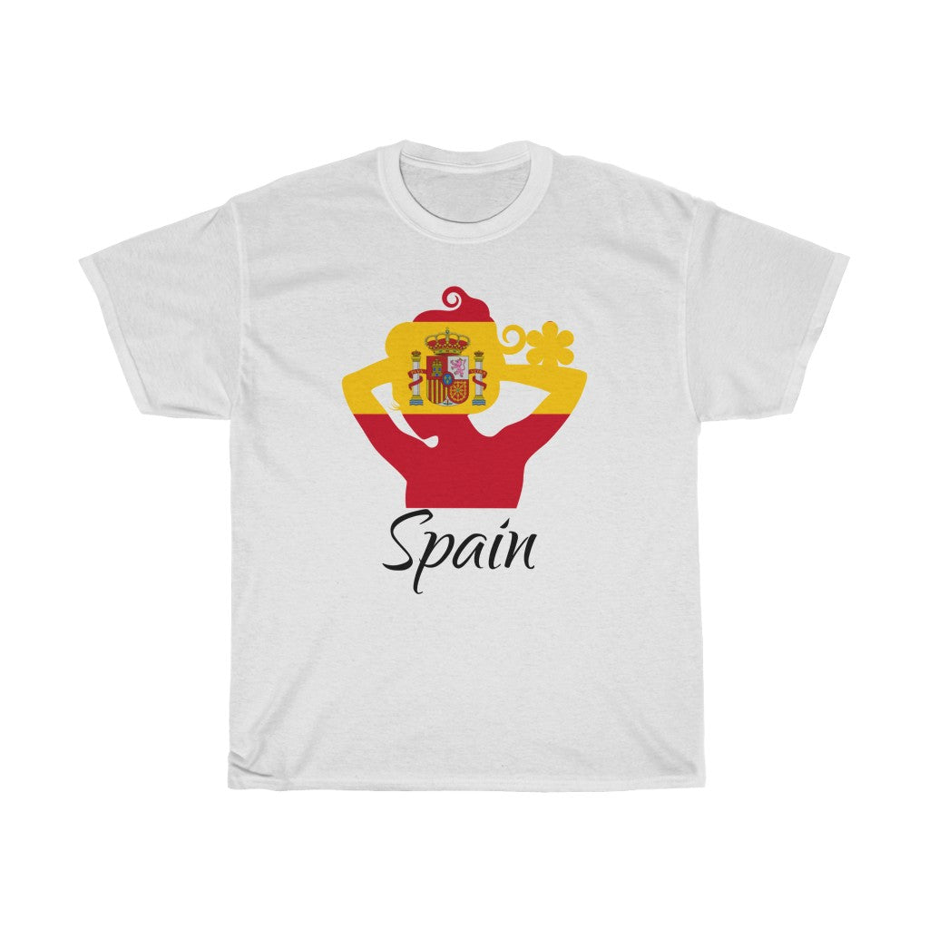 Spain Lady Flag Standard Tee 1 - Unisex