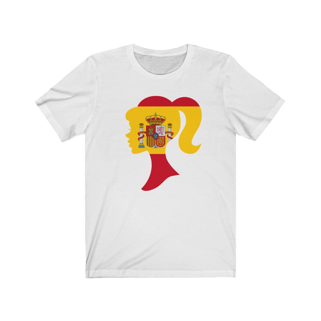 Spain Girl Flag Premium Tee - Unisex