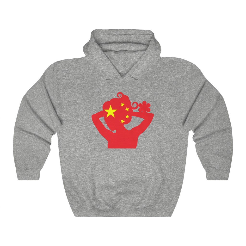 China Lady Flag Hoodie Sweatshirt - Unisex