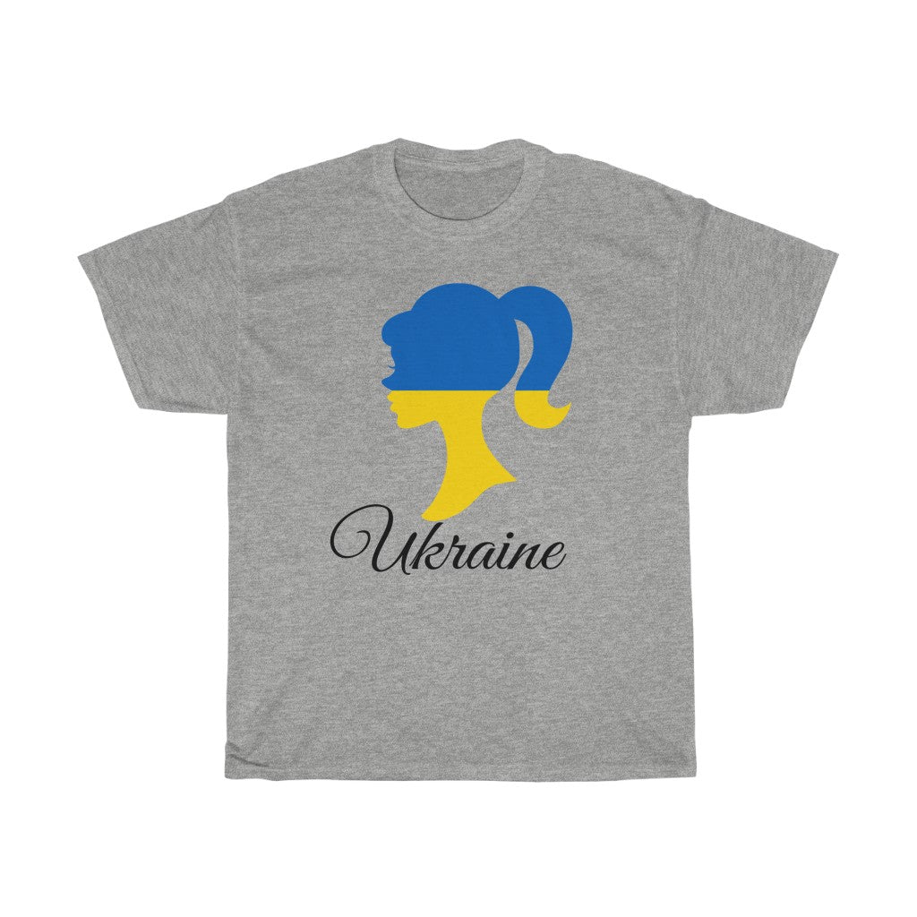 Ukraine Girl Flag Standard Tee 1 - Unisex