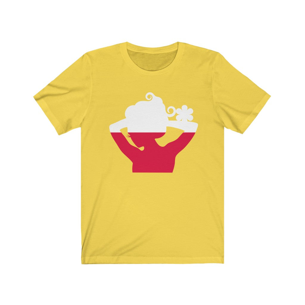 Poland Lady Flag Premium Tee - Unisex