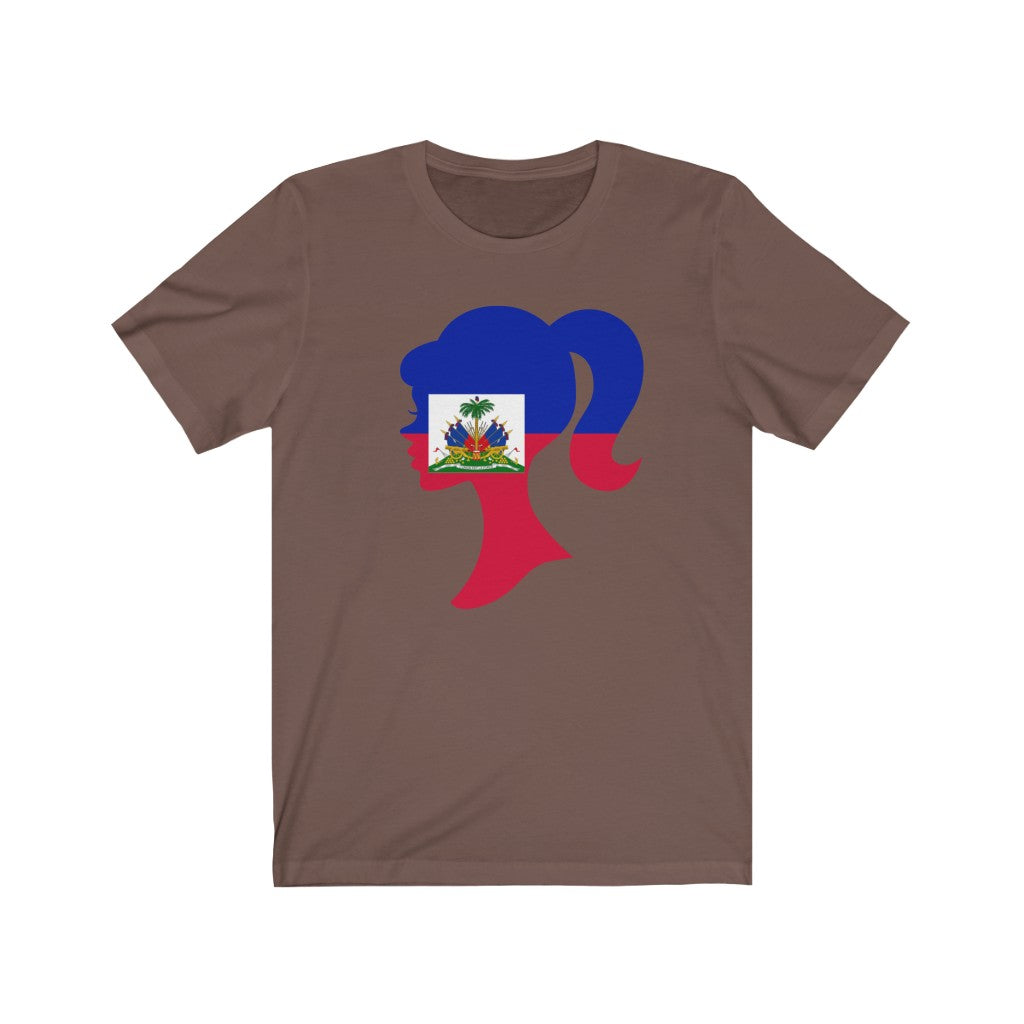 Haiti Girl Flag Premium Tee - Unisex