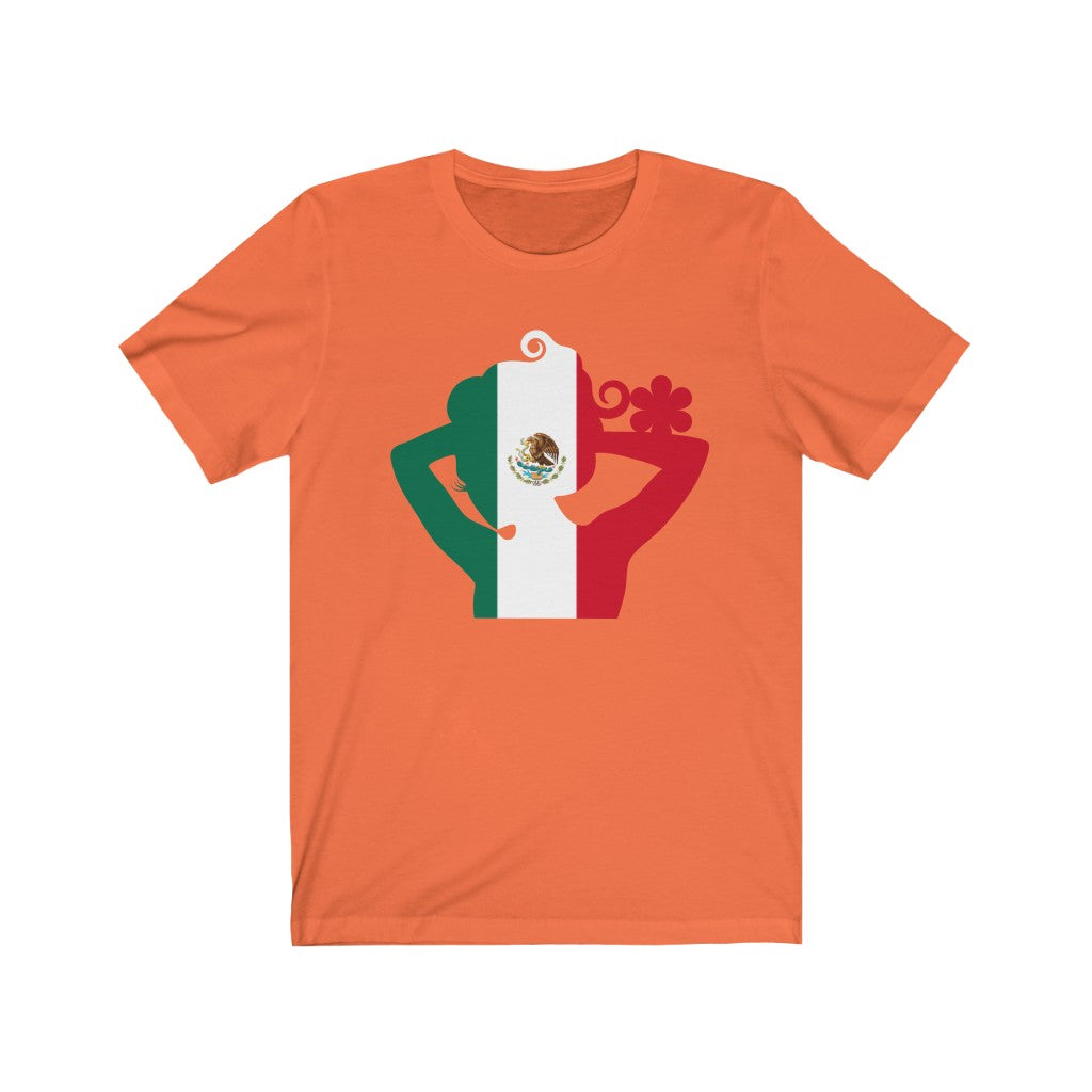 Mexico Lady Flag Premium Tee - Unisex