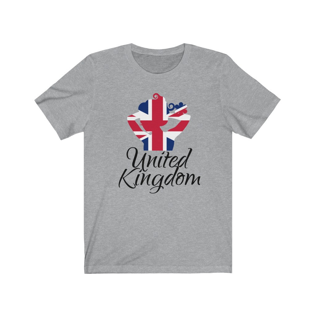 United Kingdom Lady Flag Premium Tee 1 - Unisex