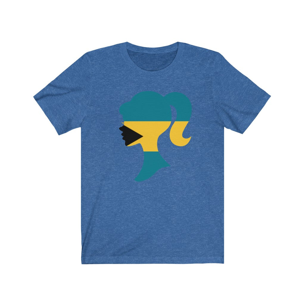 Bahamas Girl Flag Premium Tee - Unisex