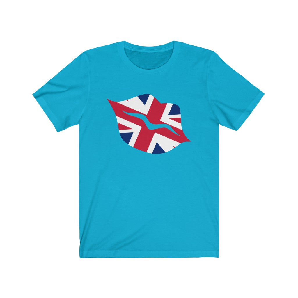United Kingdom Lips Flag Premium Tee - Unisex
