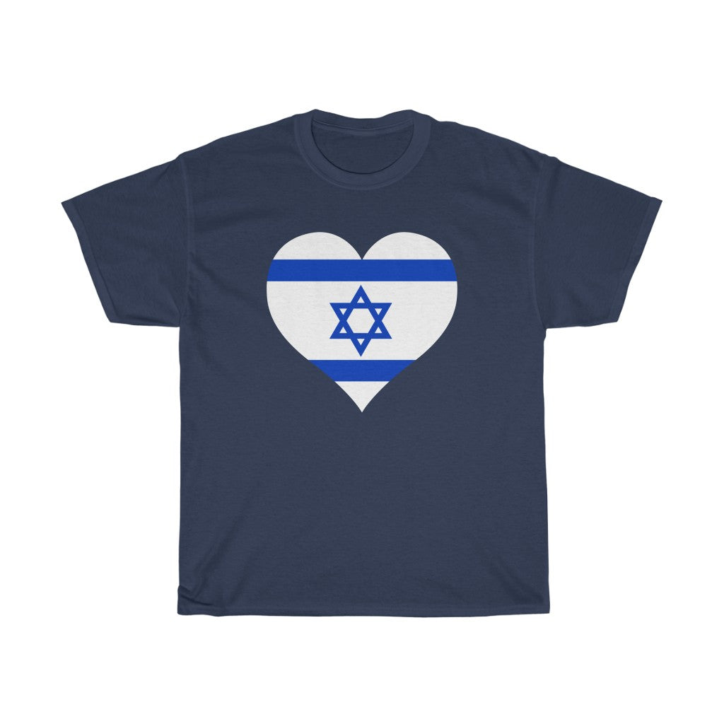 Israel Heart Flag Standard Tee - Unisex