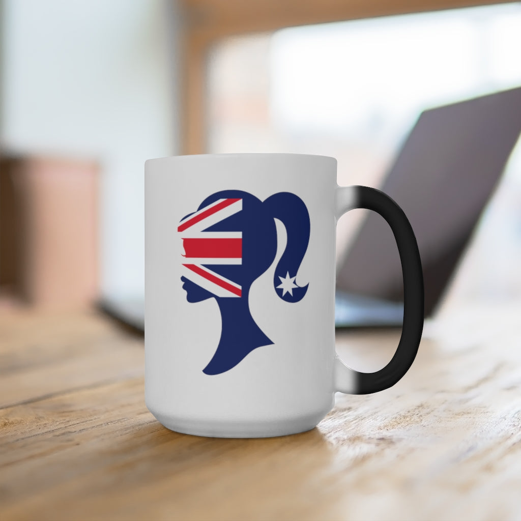 Australia Girl Color Changing Mug