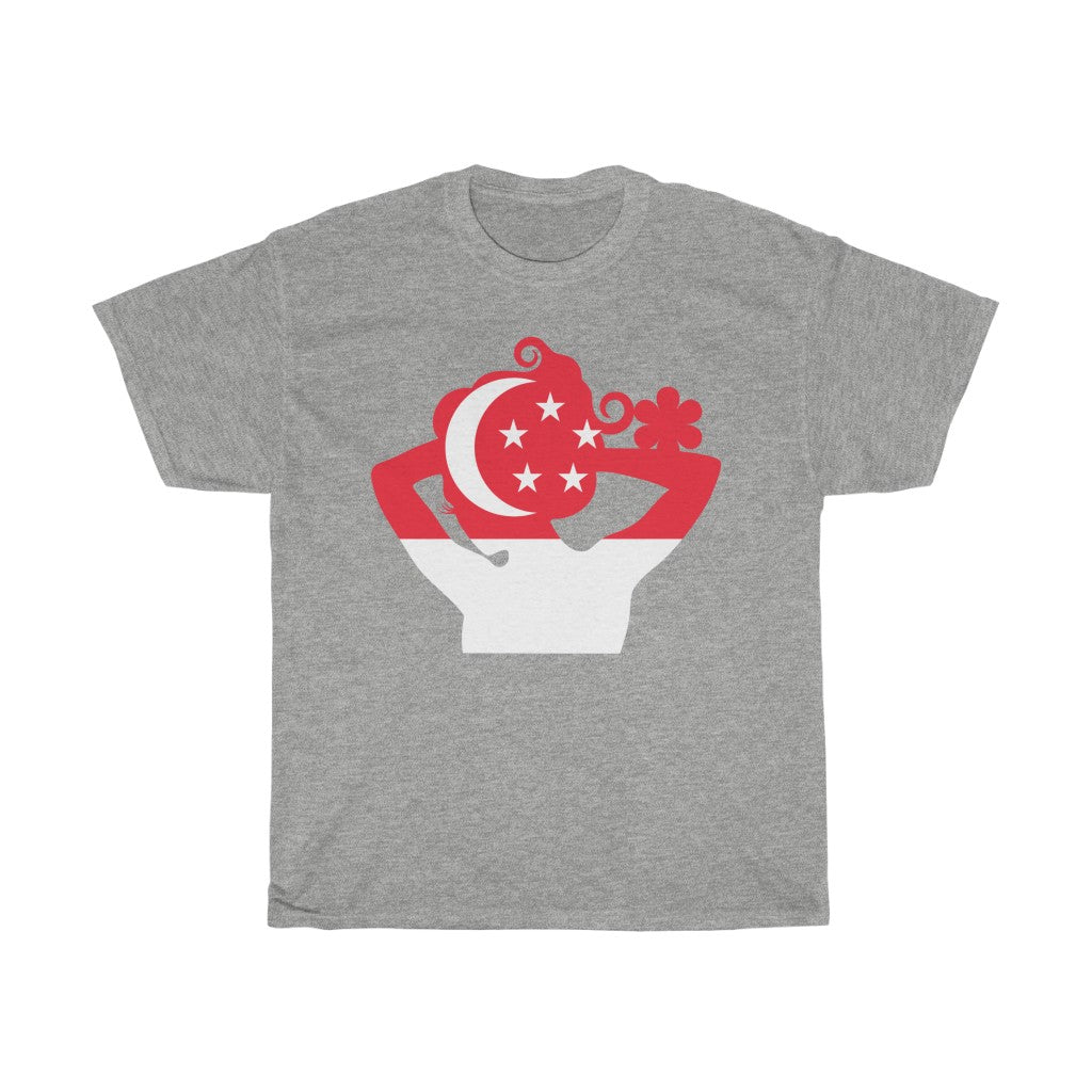 Singapore Lady Flag Standard Tee - Unisex