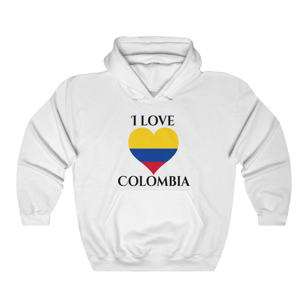 Colombia Heart Flag Hoodie Sweatshirt 1 - Unisex