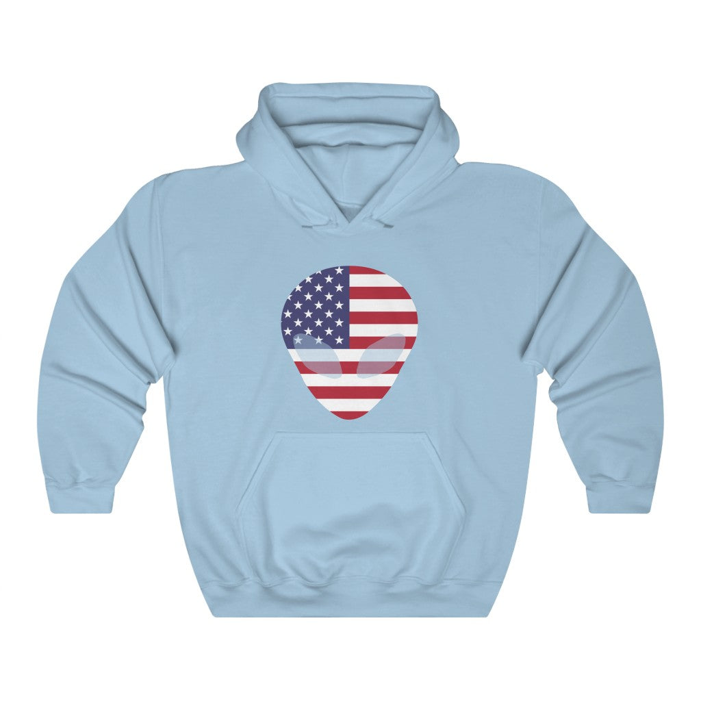 United States Alien Flag Hoodie Sweatshirt - Unisex