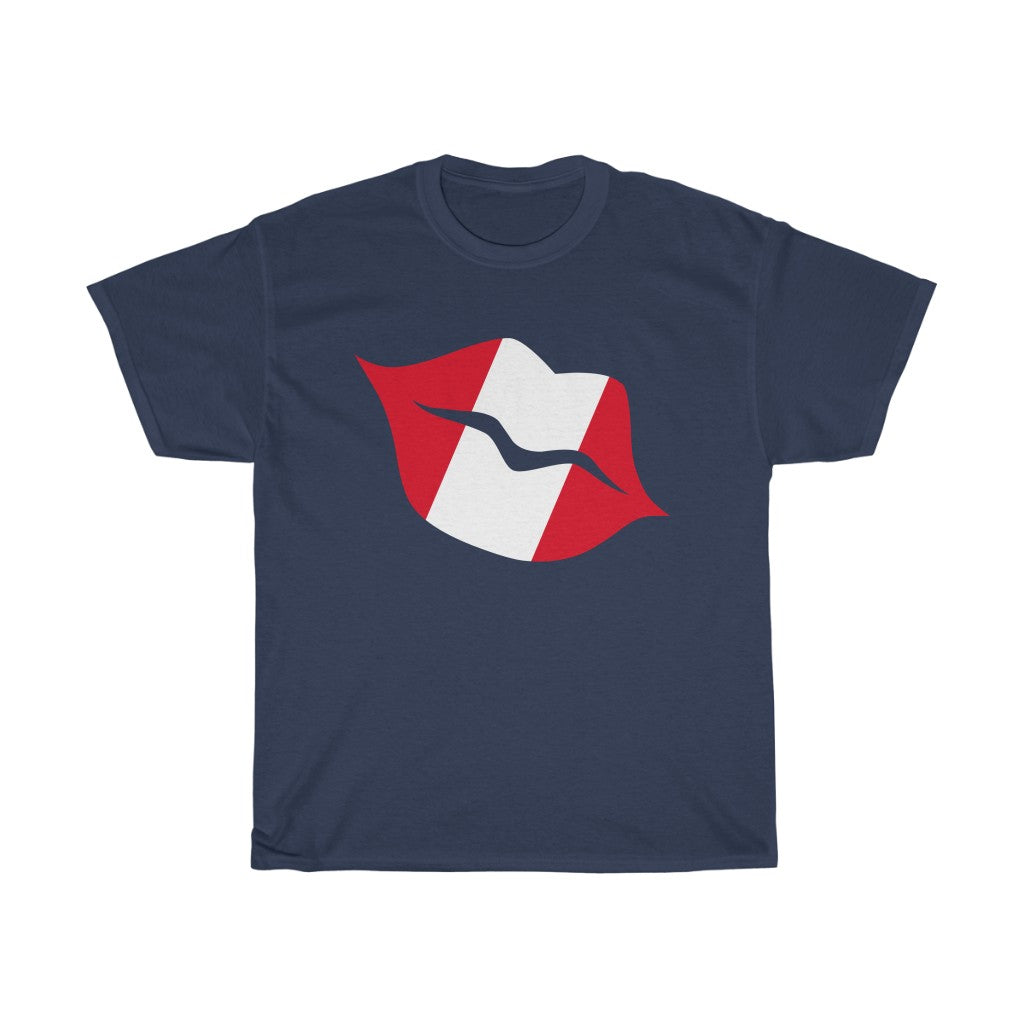 Peru Lips Flag Standard Tee - Unisex