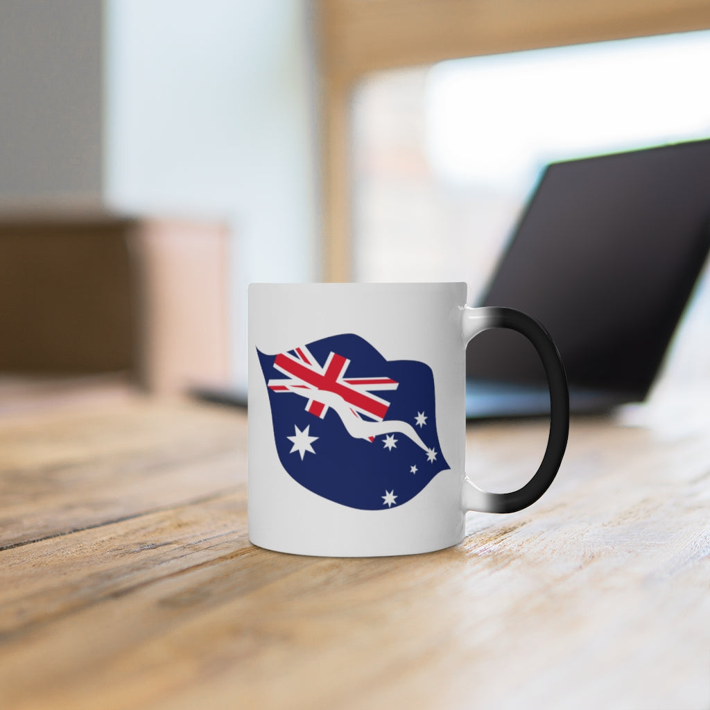 Australia Lips Color Changing Mug