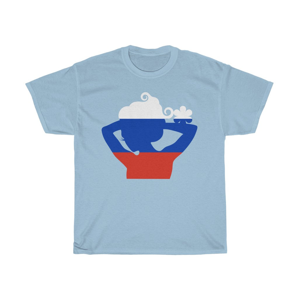 Russia Lady Flag Standard Tee - Unisex