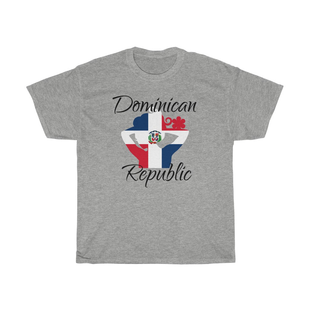Dominican Republic Lady Flag Standard Tee 1 - Unisex