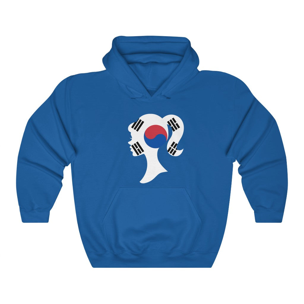 South Korea Girl Flag Hoodie Sweatshirt - Unisex
