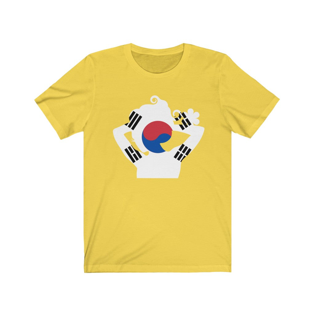 South Korea Lady Flag Premium Tee - Unisex