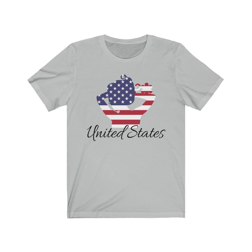 United States of America Lady Flag Premium Tee 1 - Unisex
