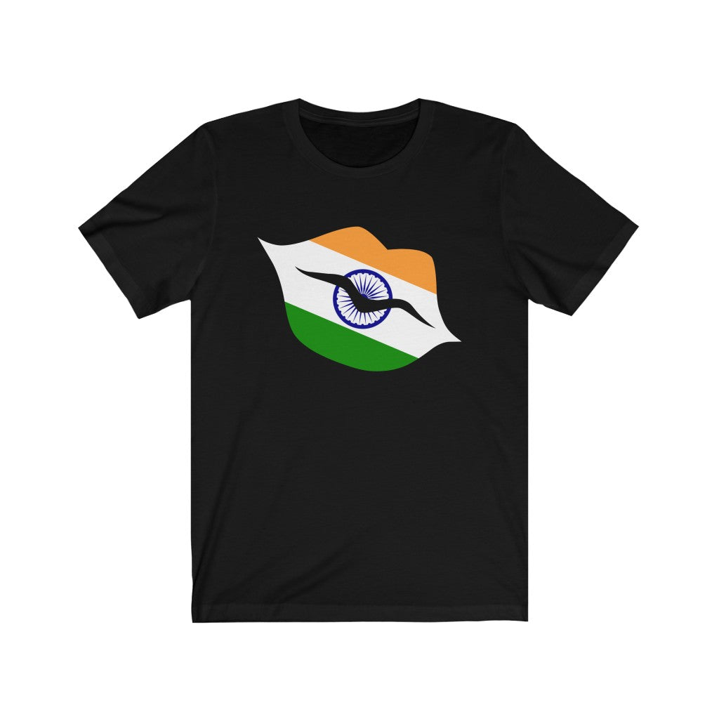 India Lips Flag Premium Tee - Unisex