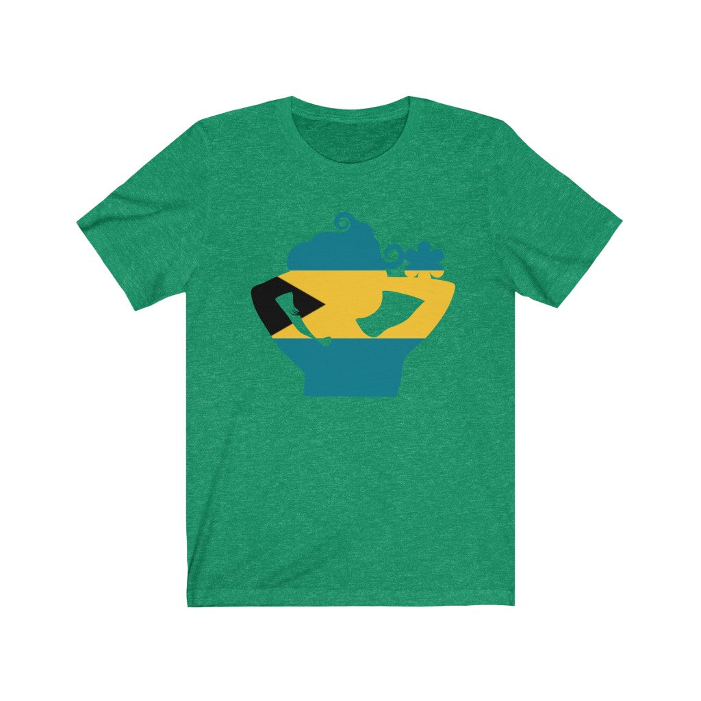 Bahamas Lady Flag Premium Tee - Unisex