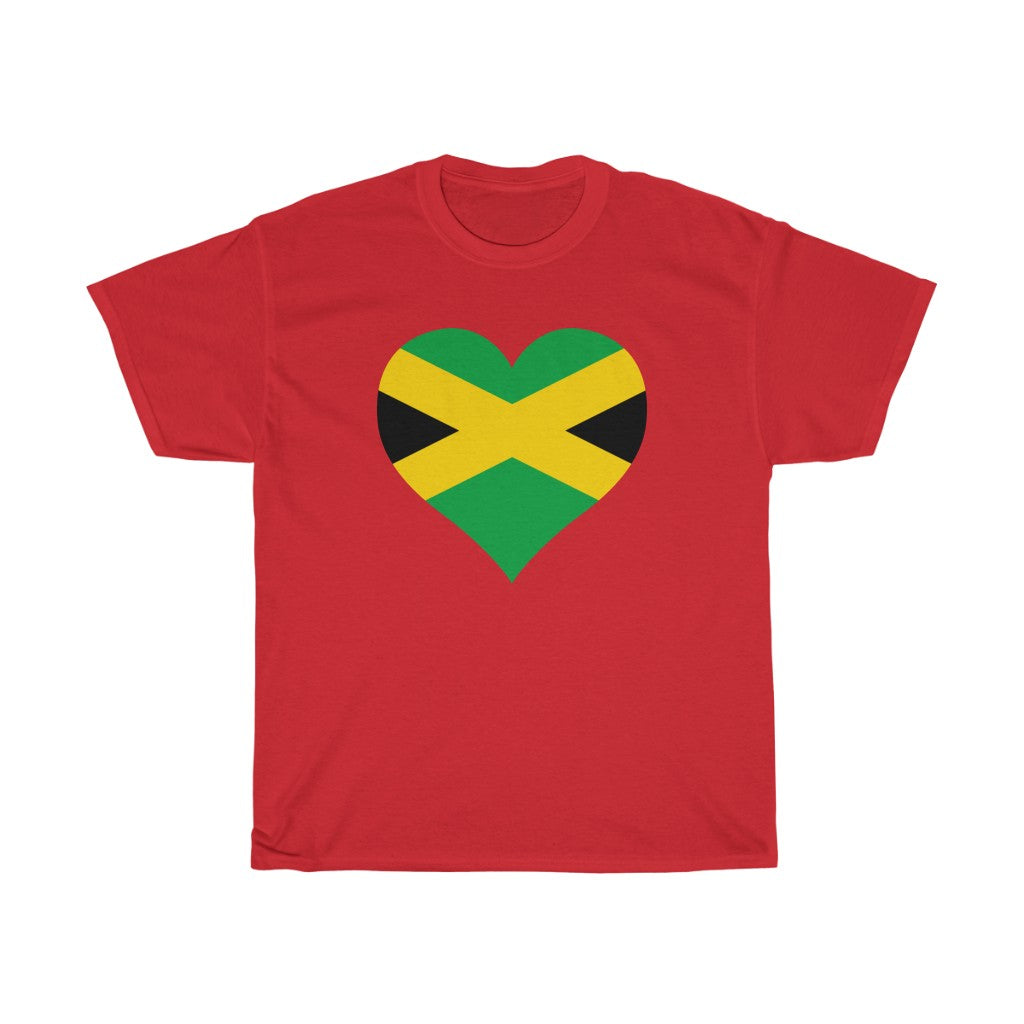 Jamaica Heart Flag Standard Tee - Unisex