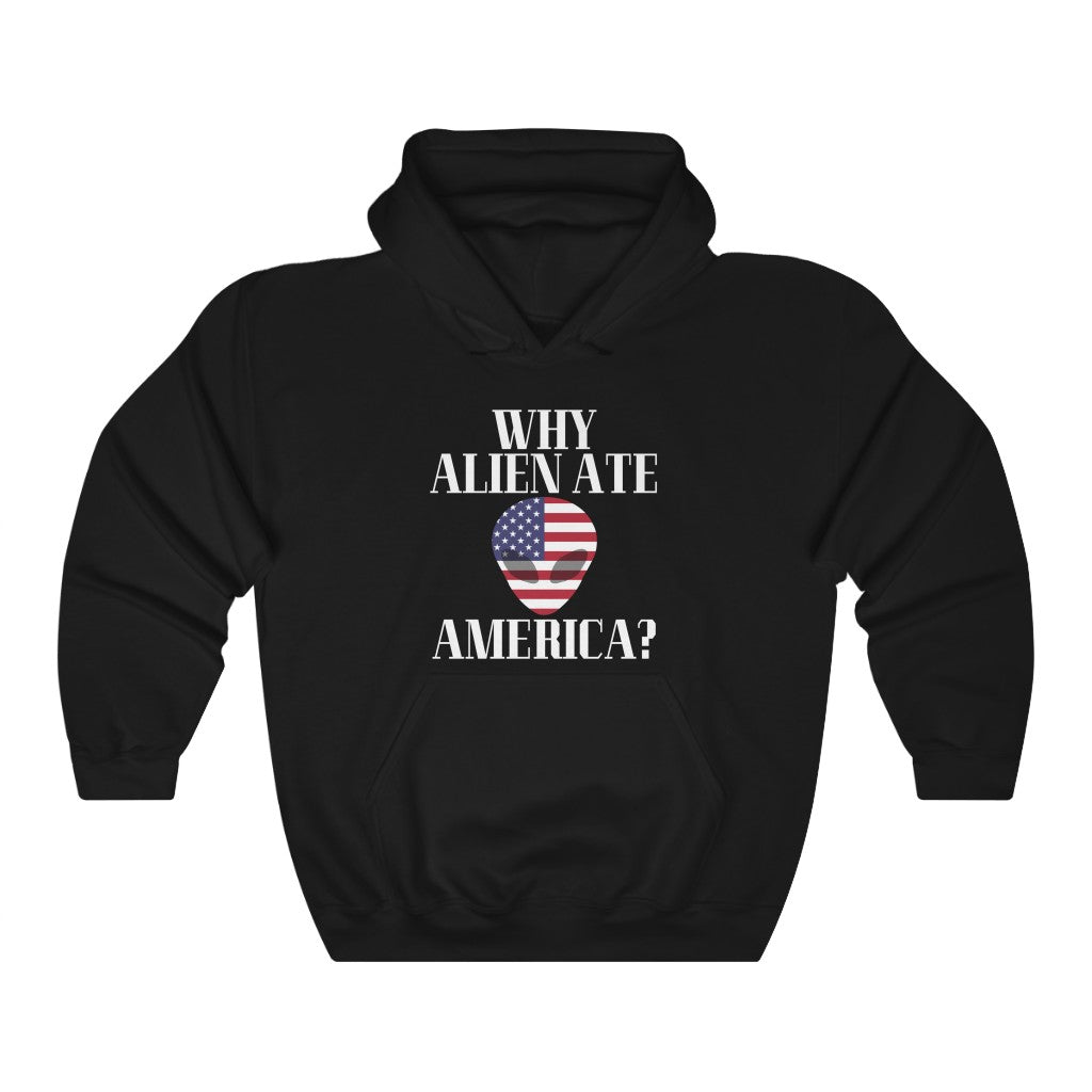 United States Alien Ate Flag Hoodie Sweatshirt 2 - Unisex