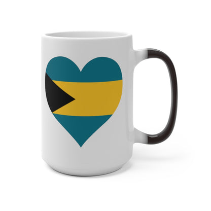 Bahamas Heart Color Changing Mug