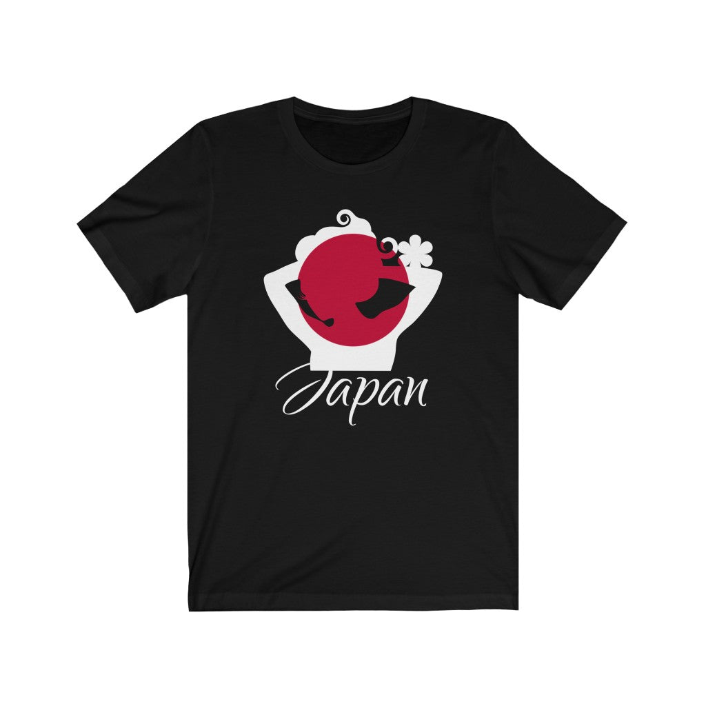 Japan Lady Flag Premium Tee 2 - Unisex