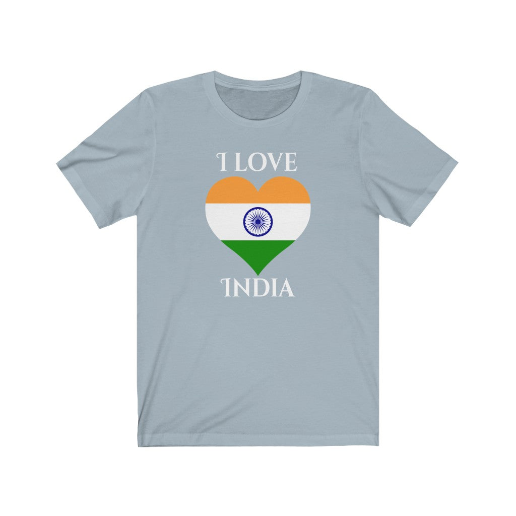 India Heart Flag Premium Tee 2 - Unisex