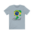 Brazil (Brasil) Girl Flag Premium Tee 1 - Unisex