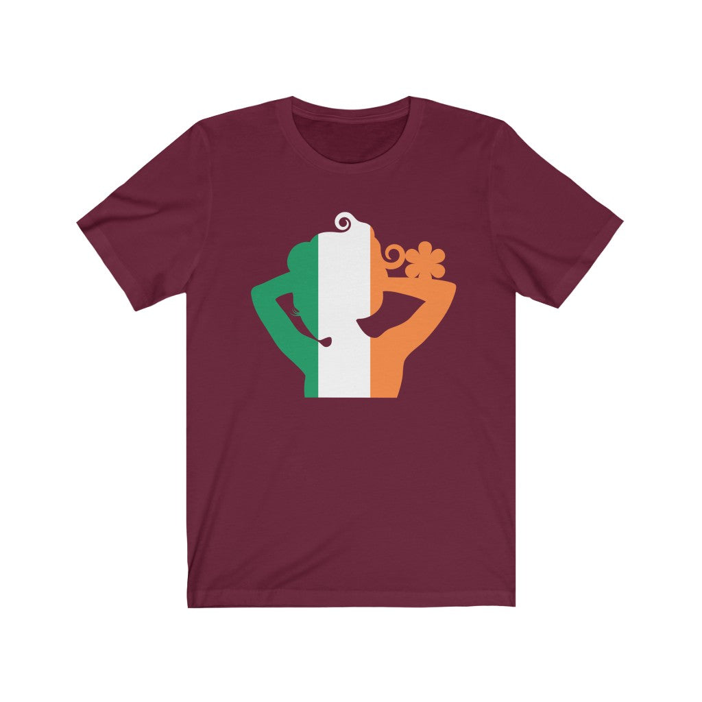 Ireland Lady Flag Premium Tee - Unisex