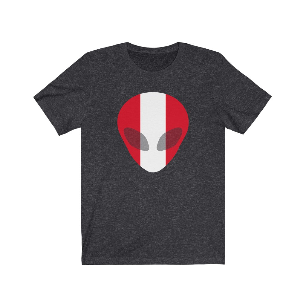Peru Alien Flag Premium Tee - Unisex
