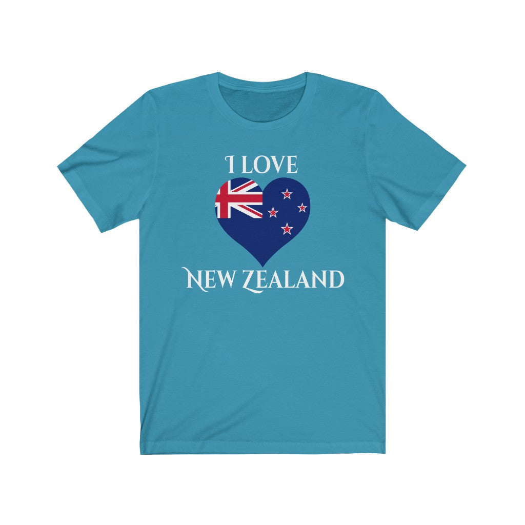 New Zealand Heart Flag Premium Tee 2 - Unisex