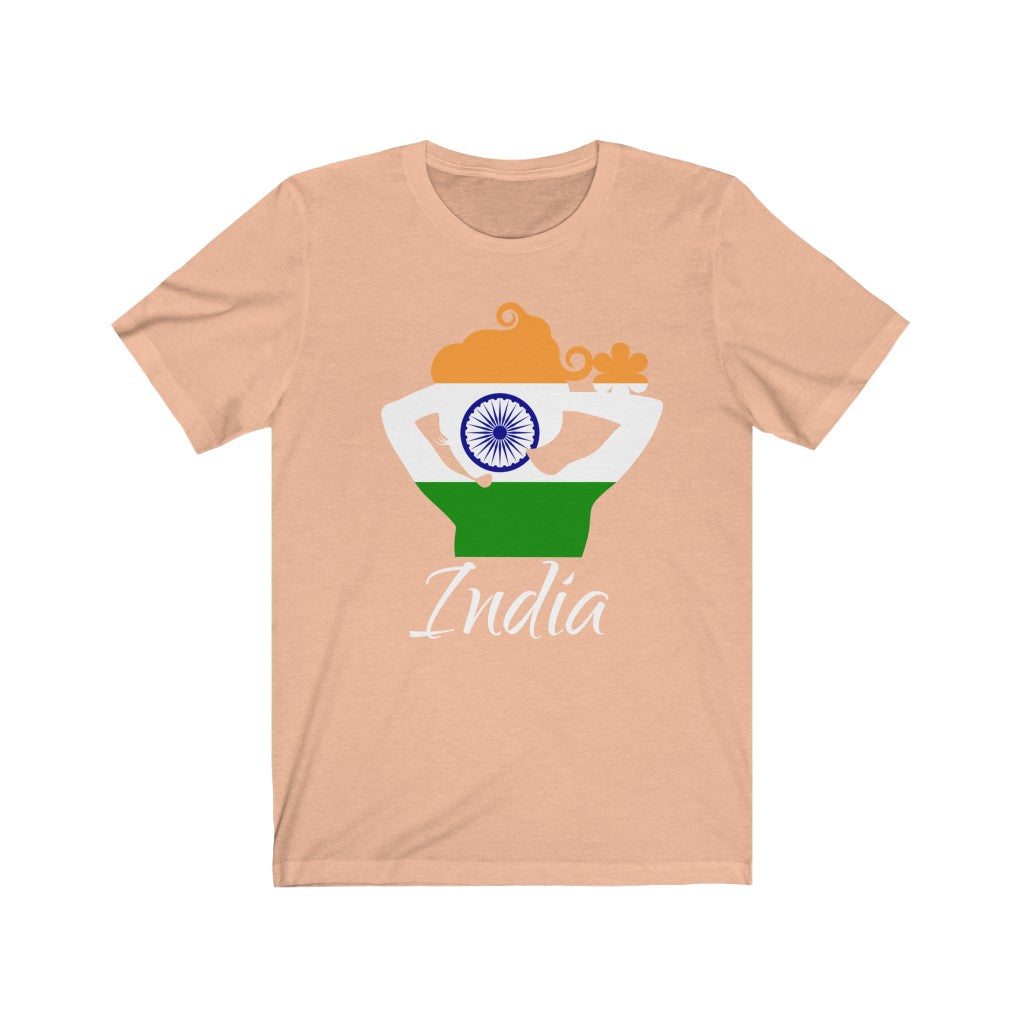 India Lady Flag Premium Tee 2 - Unisex