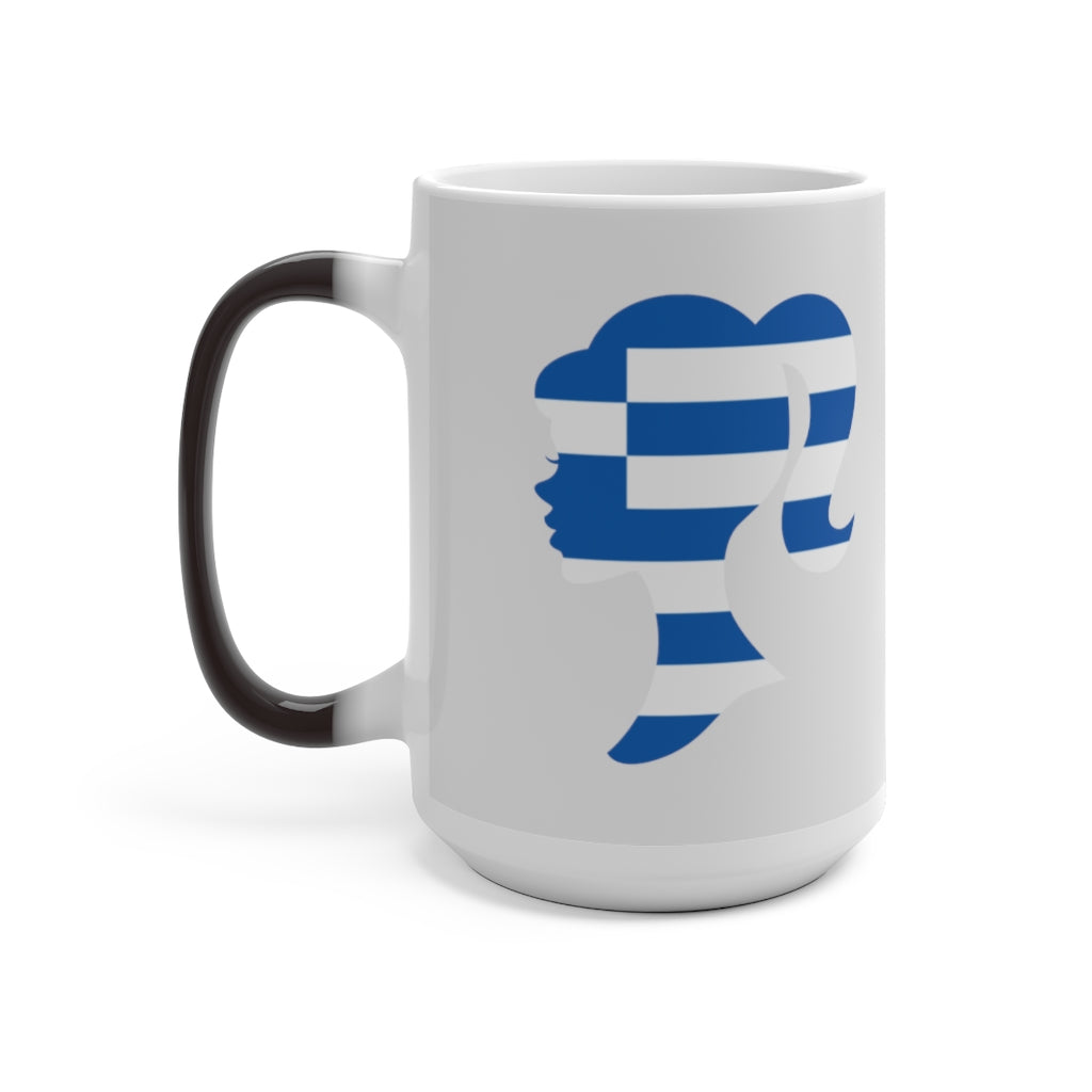 Greece Girl Color Changing Mug
