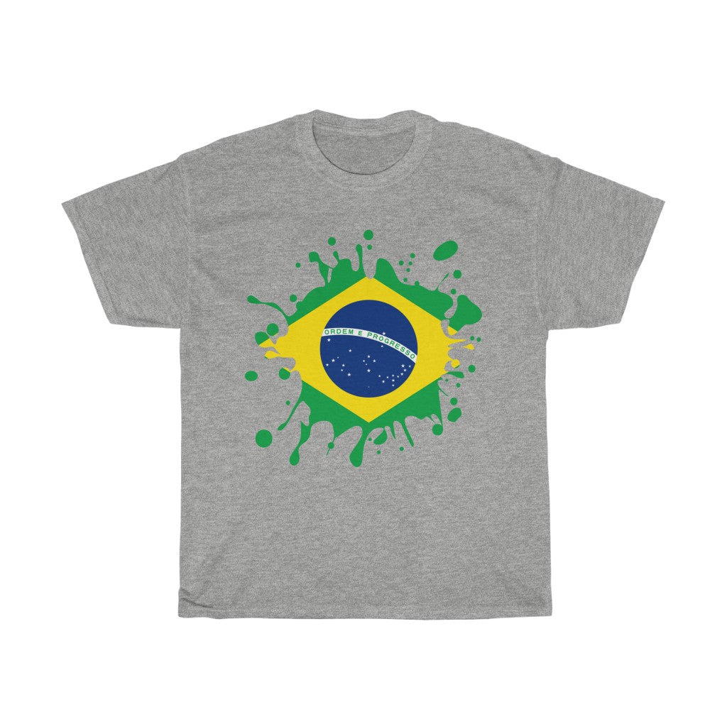 Brazil Splat Flag Standard Tee - Unisex