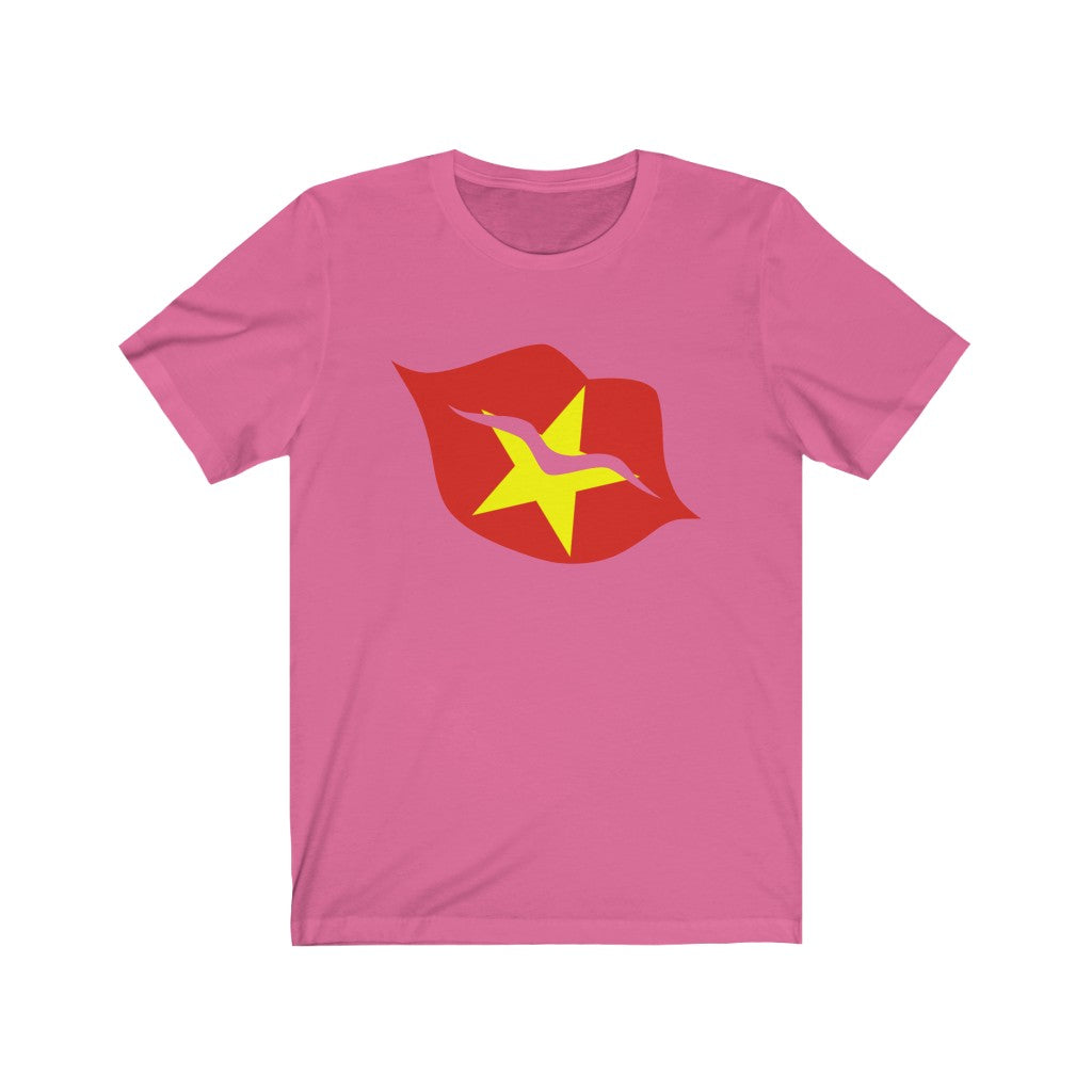 Vietnam Lips Flag Premium Tee - Unisex