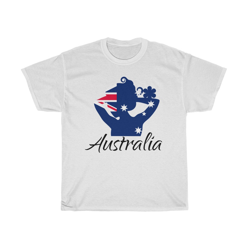 Australia Lady Flag Standard Tee 1 - Unisex