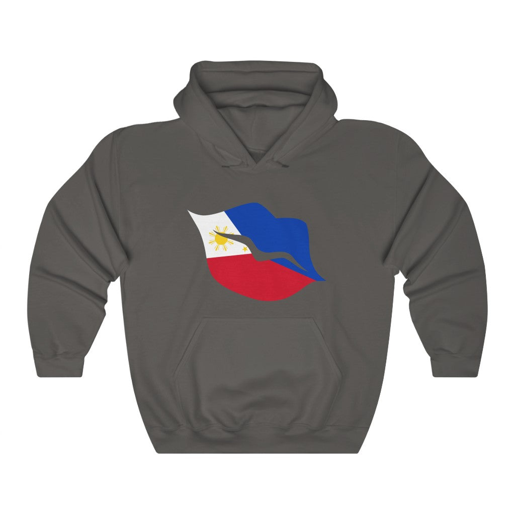 Philippines Lips Flag Hoodie Sweatshirt - Unisex